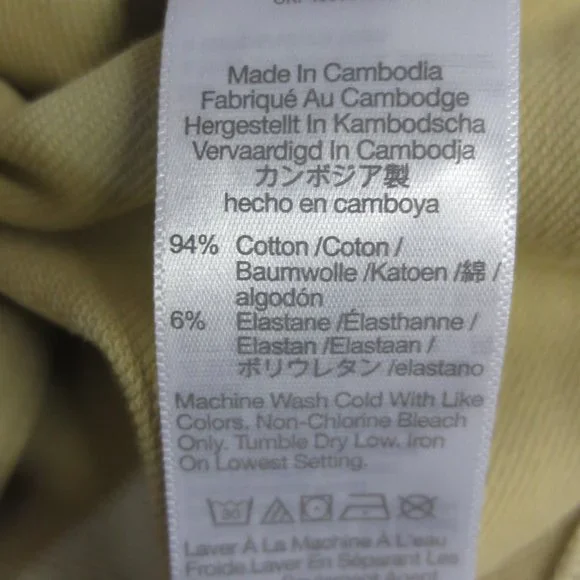 MADEWELL LADIES OVERSIZED JACKET - MUSTARD - SMALL - NEW WITH TAGS - Picture 4 of 4